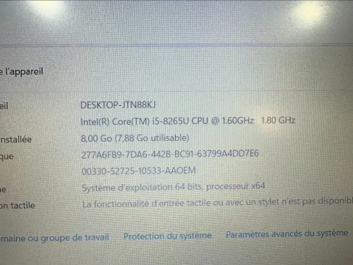 DELL LATITUDE 3500 i5-8265U 8GB 256GB SSD