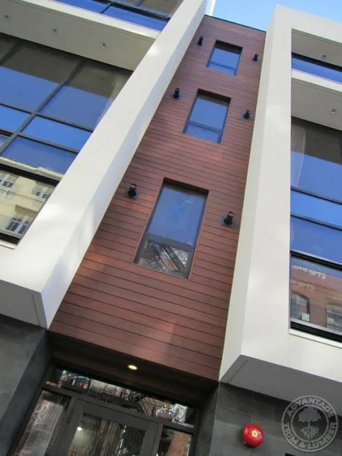 Façade, aluco, verre, inox