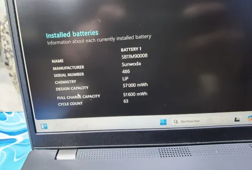 LENOVO THINKPAD L15 GEN 4 CORE I5 1335U 13ÈME GÉN 16GB 512GB SSD 15.6P IPS FHD