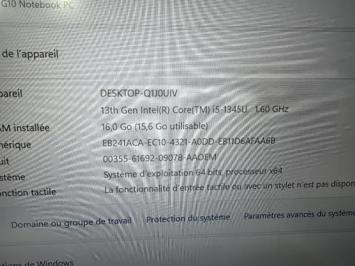 HP ELITEBOOK 640 G10 I5 1345U 16GB 256SSD 14P