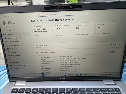 DELL LATITUDE 5440 I7 1370P 32GB DDR5 1000GB SSD NVIDIA MX550 2GB