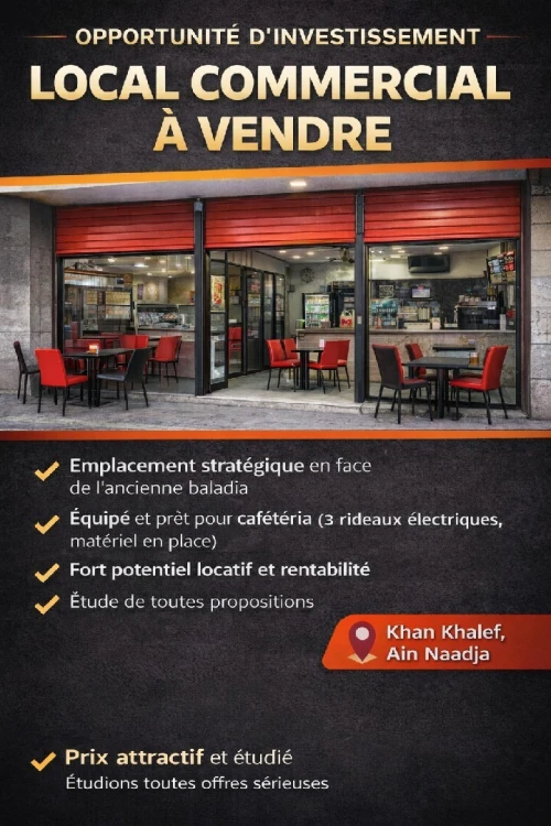 Vente Local Alger Ain naadja