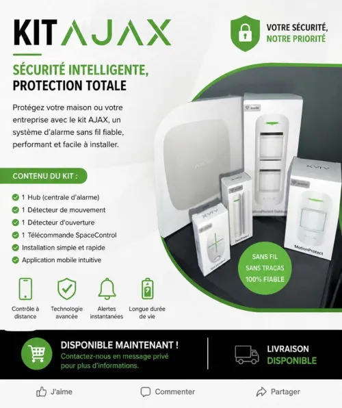 kit Ajax système d'alarme