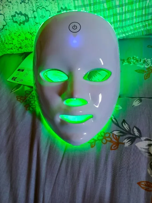 Masque avec lumière led