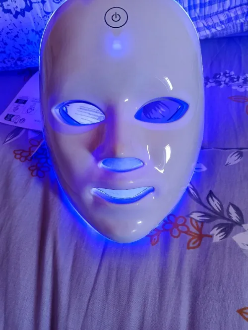 Masque avec lumière led