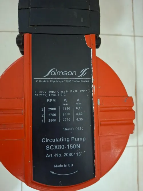 Pompe accélérateur SALMSON