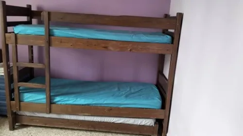 Lit superposé en bois
