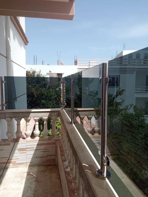 Rampe d'escalier inox et garde corps  