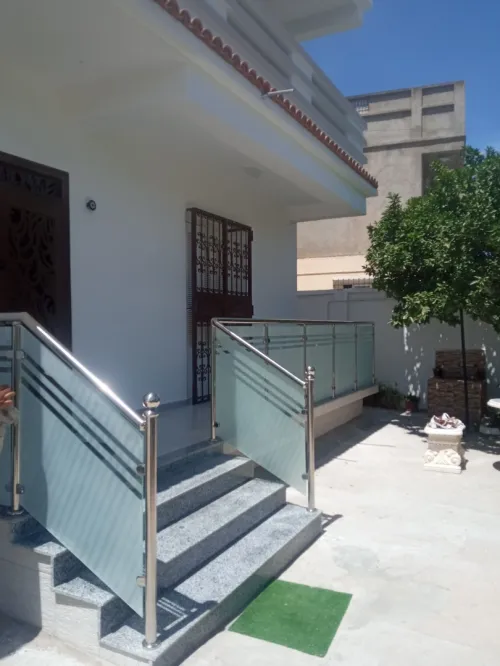 Rampe d'escalier inox et garde corps  