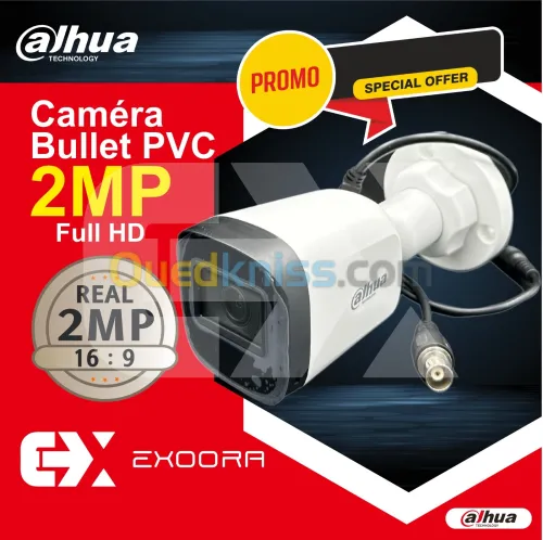 Caméras Dahua Extérieures FULL HD 2MP