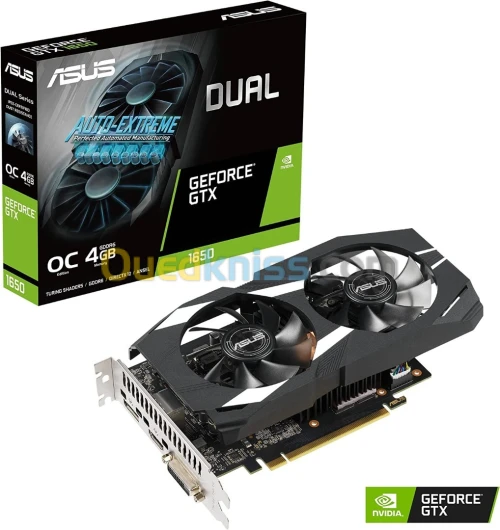 ASUS DUAL NVIDIA GeForce GTX 1650 OC Edition 