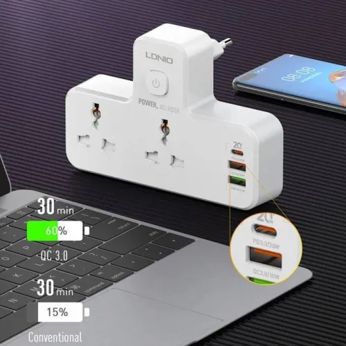 Multiprise LDNIO SIYOTEAM SC2311 avec Lampe Led