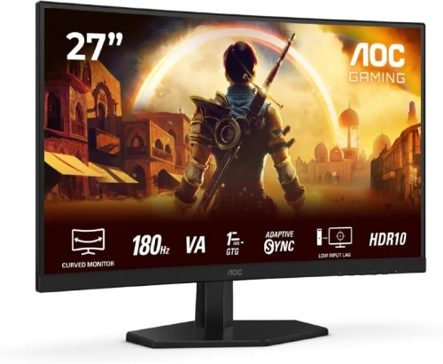 ECRAN AOC C27G42E 27' FAST CURVED FHD 180H/0.5ms Blue Light