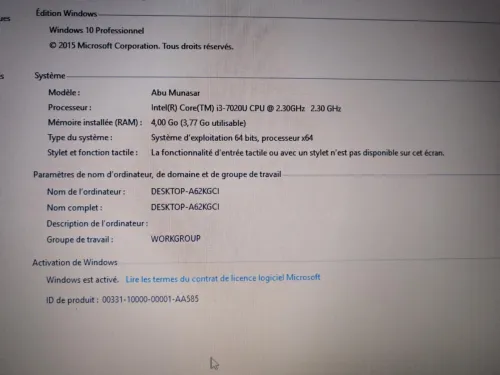 Dell inspiron 15 i3 