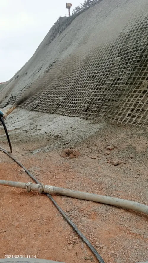 béton projeté blindage