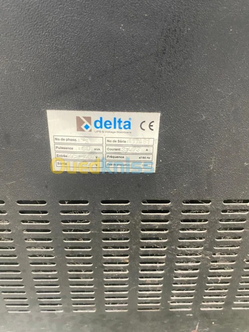 Groupe électrogène 66KVA AKSA ET  stabilisateur de tension DELTA 60KVA