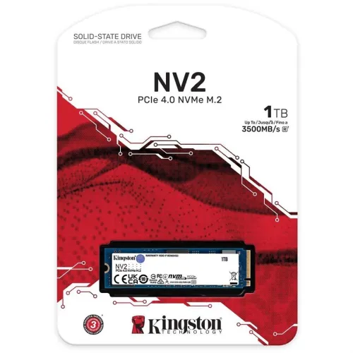 Kingston NV2 - SSD - 1 To - interne - M.2 2280 - PCIe 4.0 x4 (NVMe)