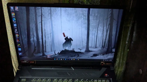 لابتوبASUS TUF Gaming A17 بحالة ممتازة