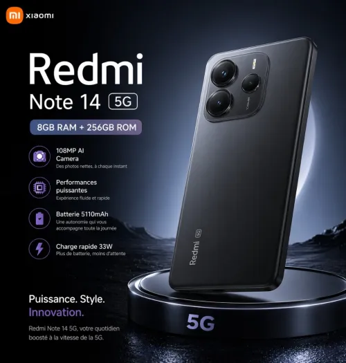 Xiaomi Redmi Note 14 - 8 ram - 128 GB stockage redmi note 14