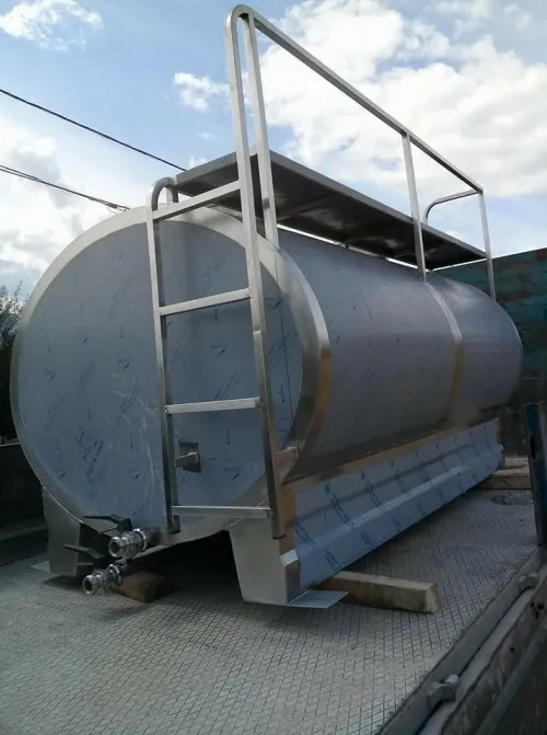 CITERNE COLLECTE DE LAIT ISOTHERME 