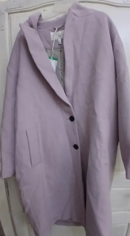 معطف شتوي بنفسجي فاتح lilac