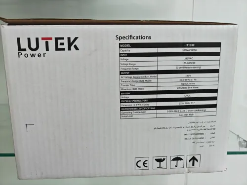 Ondeleur Professionnel lutek 1000VA - 8 prise / Protection électrique Premium/ Sécurité électrique