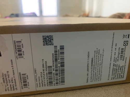 LENOVO IDEAPAD INTEL I3 - 8GB RAM - 256GB SSD - 15.6 POUCE  Full HD Tactile - NEUF