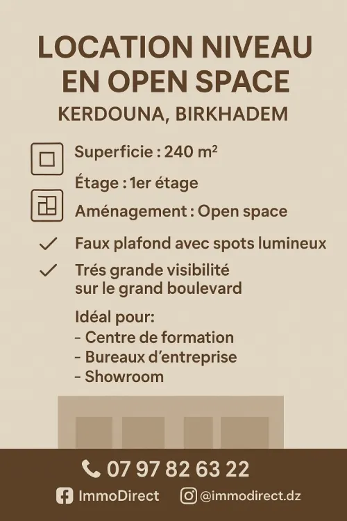 Location Local Alger Birkhadem