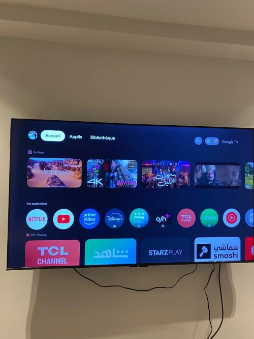Television TCL 4K Google TV 65 Pouces
