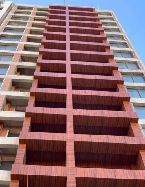 Revêtement façade alucobond mûr rideau 