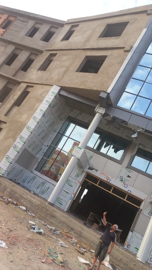 Revêtement façade alucobond mûr rideau 