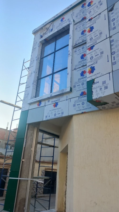 Revêtement façade alucobond mûr rideau 