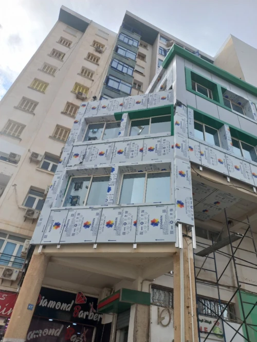 Revêtement façade alucobond mûr rideau 