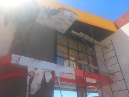 Revêtement façade alucobond mûr rideau 
