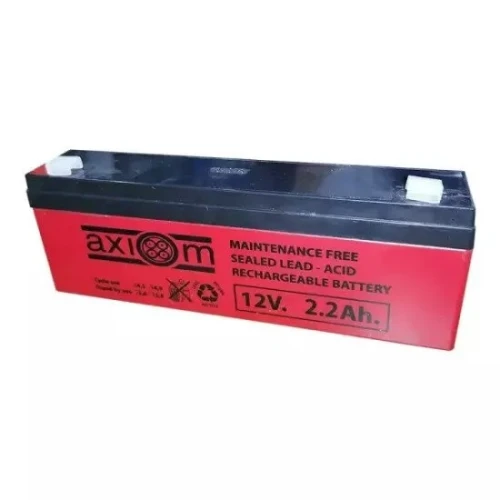 Batteries 12V: 1.3Ah / 2.2Ah