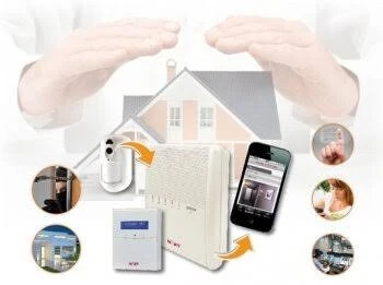 Installation système d'alarme anti-intrusion et anti-incendie par une équipe pro