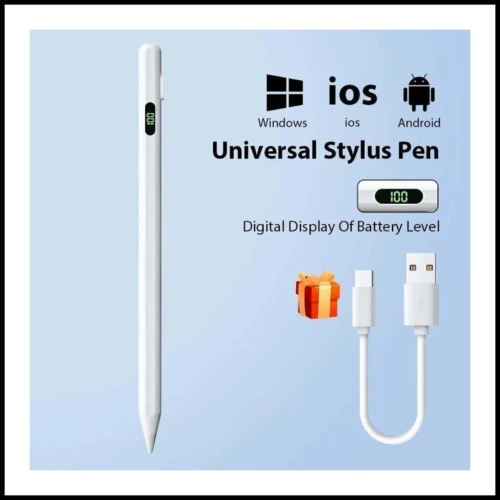 Stylo Universel 2en1 pour écran tactile (Tablette & Smartphone)