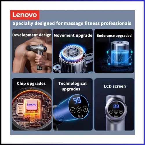 Massage Gun Lenovo Professional 8 Heads