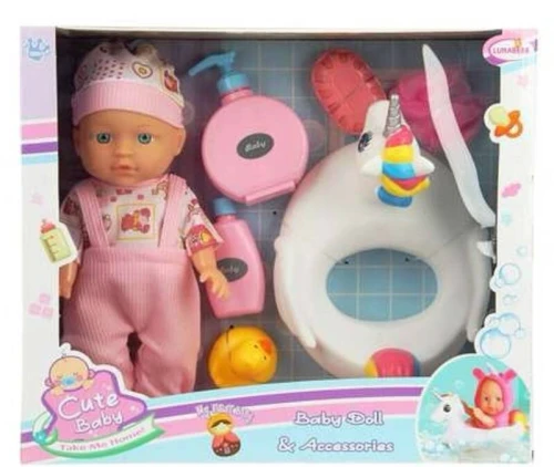 Cute Baby Doll دمية مع العاب للأطفال