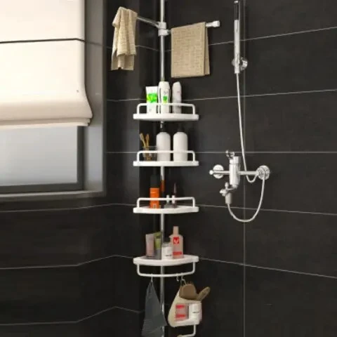 Étagère de rangement d'angle Salle de bainرف الركن للحمام