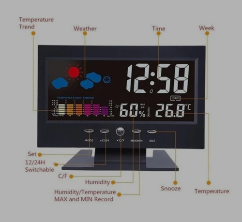 Station Meteo, Horloge et Réveil محطة طقس و منبه رقمي