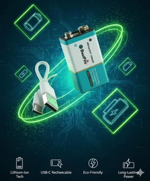 Pile Rechargeable 9V بطارية قابلة للشحن