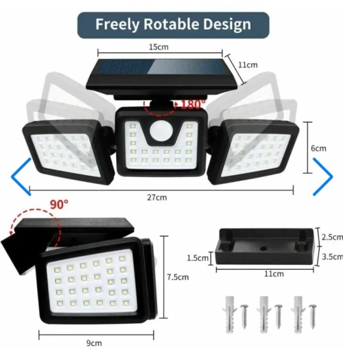 Projecteur Solaire d'Exterieur كاشف ضوئي شمسي