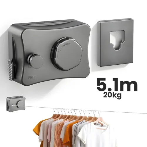 Corde à Linge Rétractable 5.1M حبل نشر الملابس