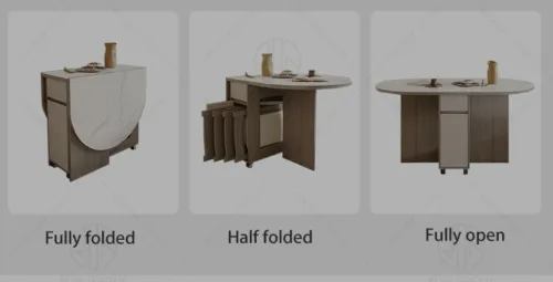 Table de Salon 6 chaises طاولة غرفة الأكل ل 6 أشخاص