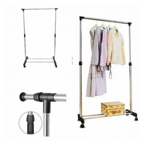 Tringle pour Vêtements avec roues رف ملابس
