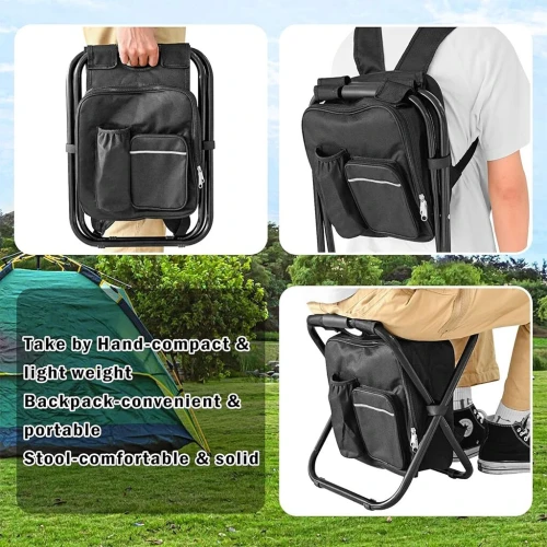 Sac à dos 2 en 1 ( et chaise pliable ) حقيبة ظهر و كرسي محمول