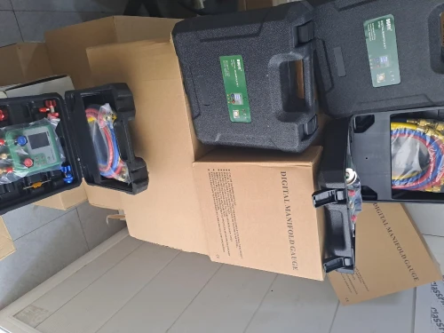 NOUVEAUTÉ Compteur Électronique de Pression Double Manifold Digital 523