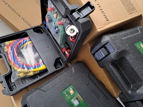  NOUVEAUTÉ Compteur Électronique de Pression Double Manifold Digital 523