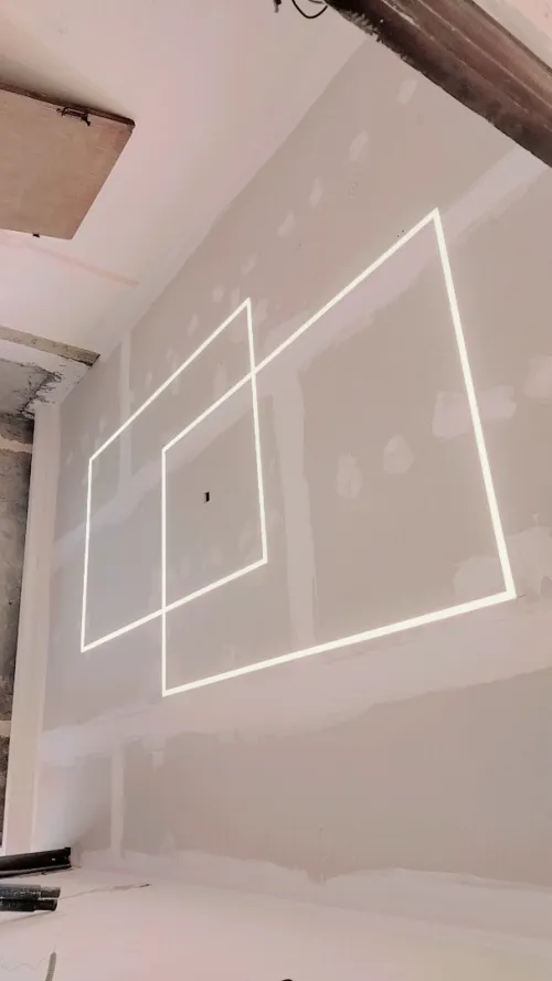 Placoplâtre BA13 led profil et plafond demontabe 
